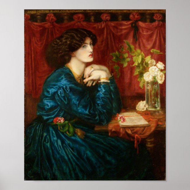 Poster O Vestido da Seda Azul (Frente)