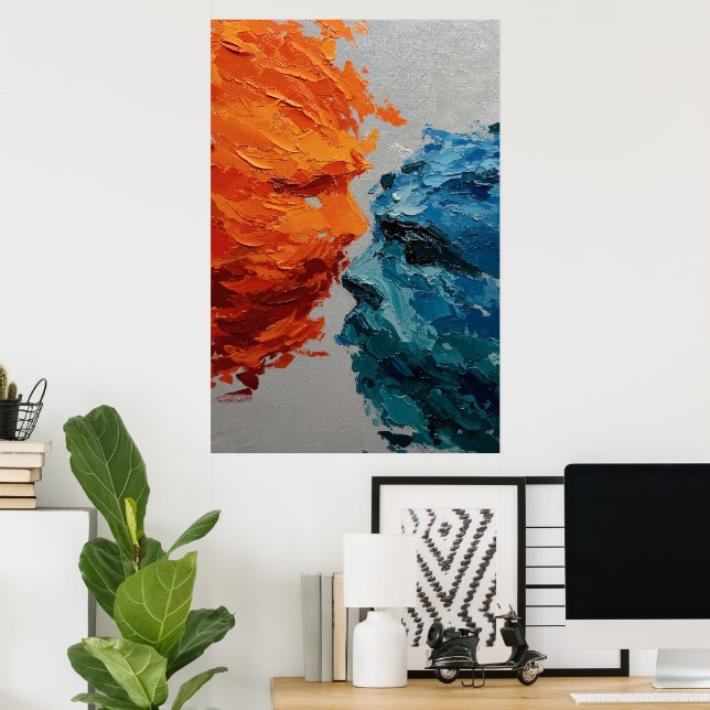 Poster O Véu da Sabedoria Matte (Escritório em casa)