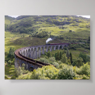 Poster O viaduto Glenfinnan na Escócia