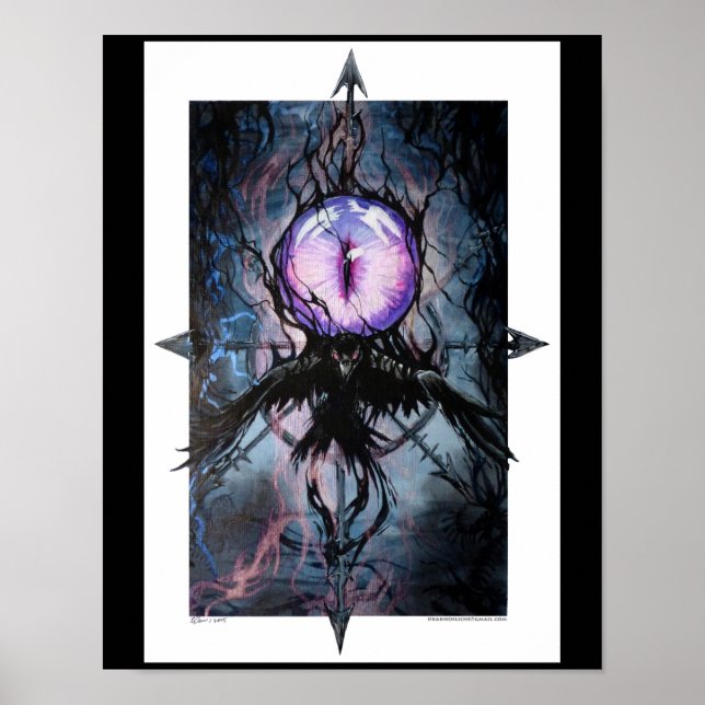 Poster O vigiante Raven (Frente)