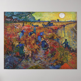 Poster O Vineyard Vermelho | Vincent van Gogh |