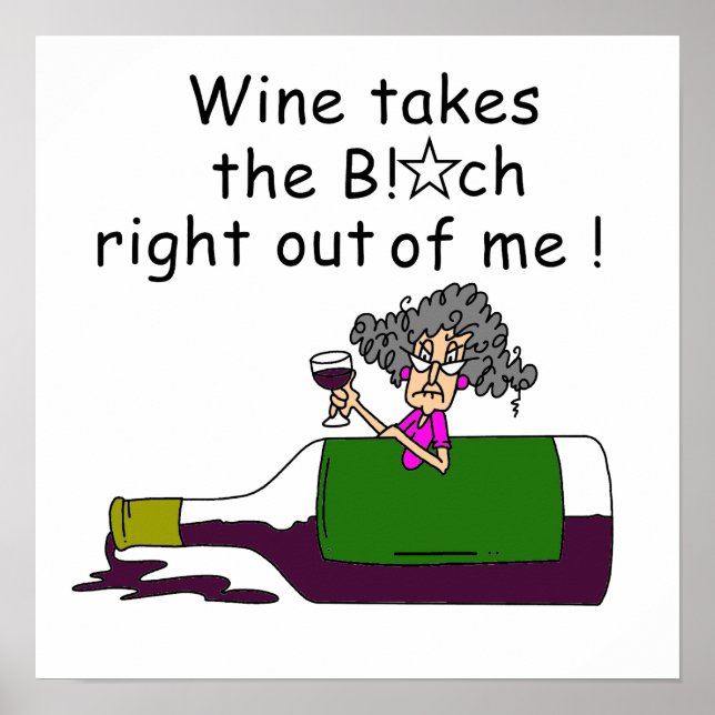 Poster O Vinho Me Derrete (Frente)