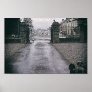 Poster O vintage das caniches inspirou o cão de caniche