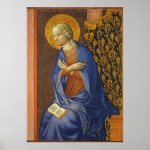 Póster O Virgin Annunciate, C. 1430 (o tempera no painel)