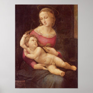Póster O Virgin (Bridgewater Madonna) por Raphael
