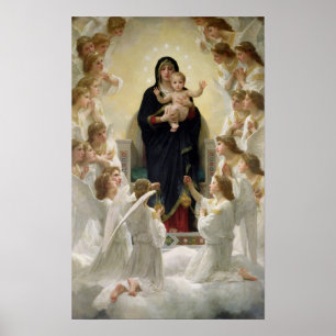 Poster O Virgin com Anjo, 1900