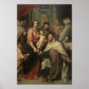 Póster O Virgin do Carmelites
