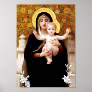 Poster O Virgin dos lírios (au Lys de Vierge do La)