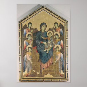 Póster O Virgin e a criança na majestade