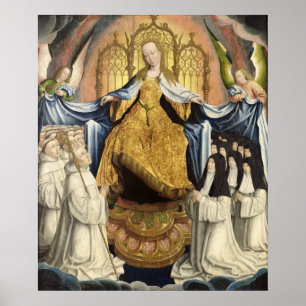Póster O Virgin que protege a ordem de Citeaux