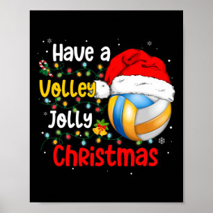 Poster O Voleibol De Natal Tem Um Natal De Volley Jolly