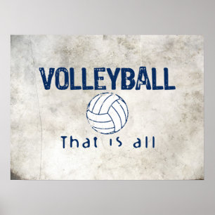 Póster O voleibol, de que é todo