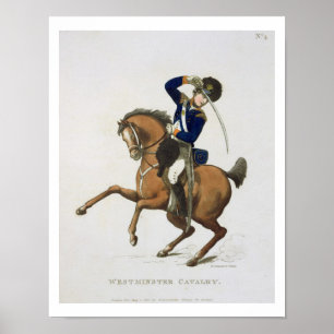 Poster O voluntário da cavalaria de Westminster, chapeia