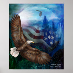 Poster O vôo da liberdade - poster/impressão da arte de