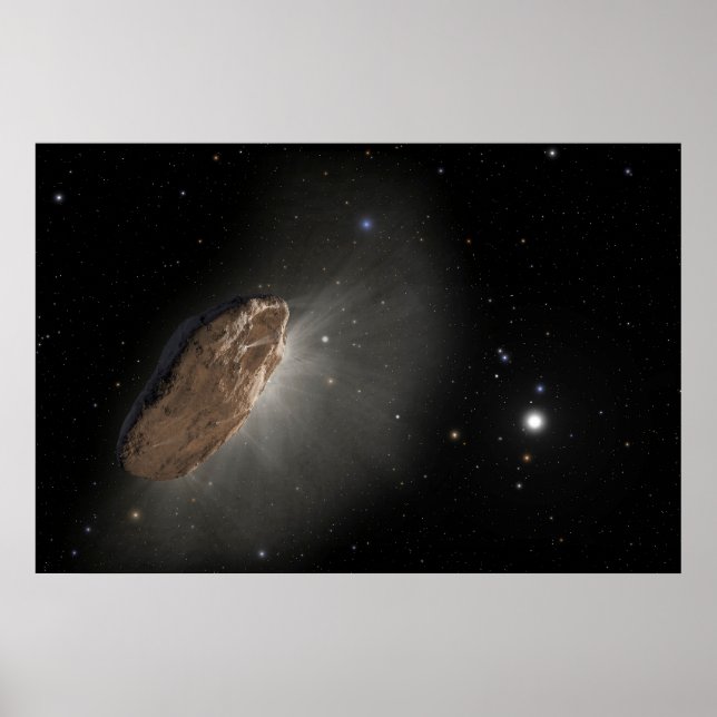 Poster O Wayward Interstellar Object Oumuamua. (Frente)