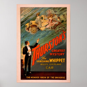 Póster O Whippet Willys-Overland de Thurston a desaparece