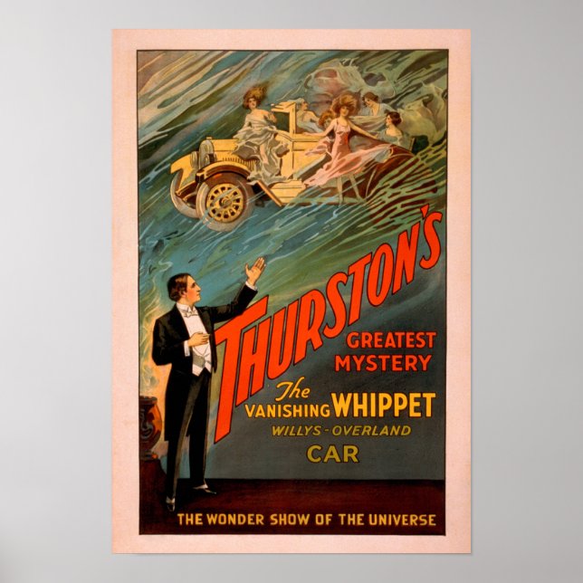Póster O Whippet Willys-Overland de Thurston a desaparece (Frente)