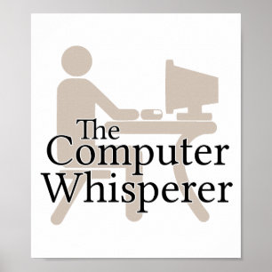 Póster O Whisperer do computador