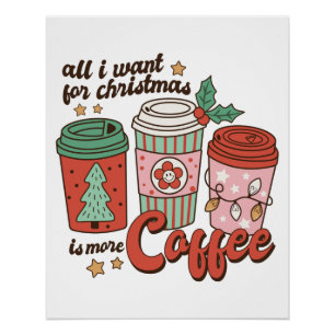 Póster O Xmas Dotado Tudo O Que Quero Para O Natal É Mais