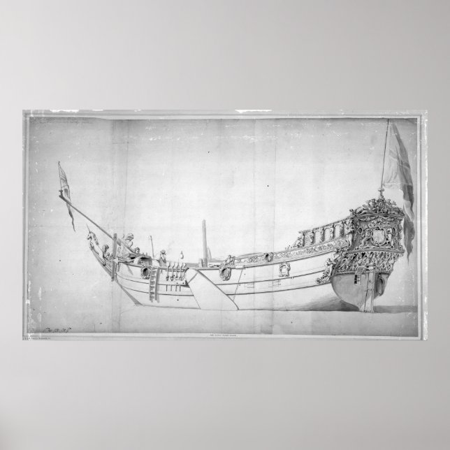 Póster O Yacht Real 'Mary' (Frente)