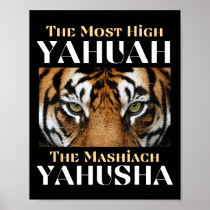 Poster O Yahuah Mais Alto E O Mashiach Yahusha