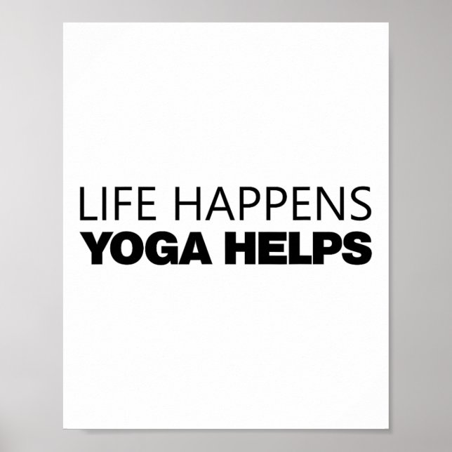 Poster O Yoga Ajuda na Vida _14  (Frente)
