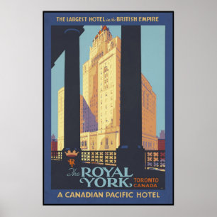 Póster O York real Toronto Canadá