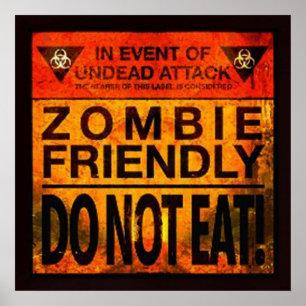 Poster O zombi amigável não come