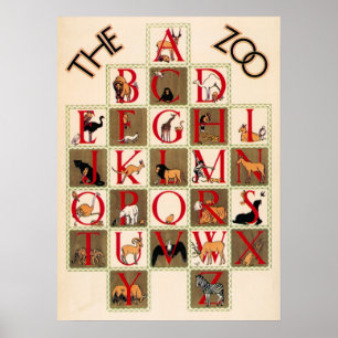 Poster O Zoo Alphabet