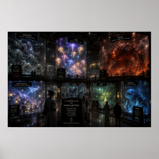 Poster O Zoológico Subterrâneo para Emoções Humanas