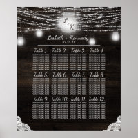 Oak Ridge Rustic Wood Mesa Seating Chart