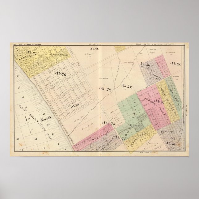 Poster Oakland, vizinhança 14 (Frente)