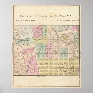 Póster Oakland, vizinhança 3