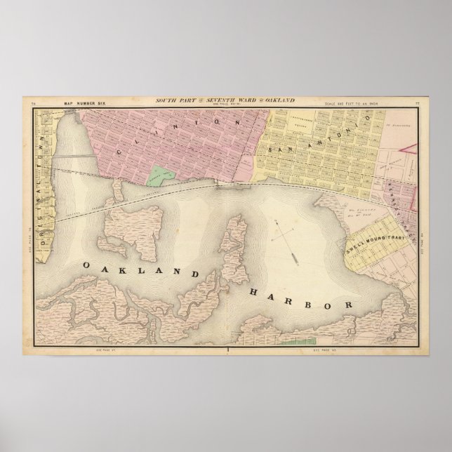 Póster Oakland, vizinhança 6 (Frente)