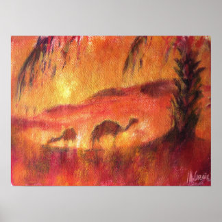 Póster Oásis no Saara