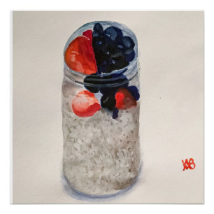 Póster Oats Overnight