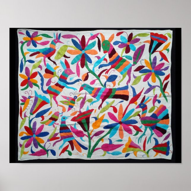 Poster Oaxaca México Mexicano Mayan Étnica Boho (Frente)