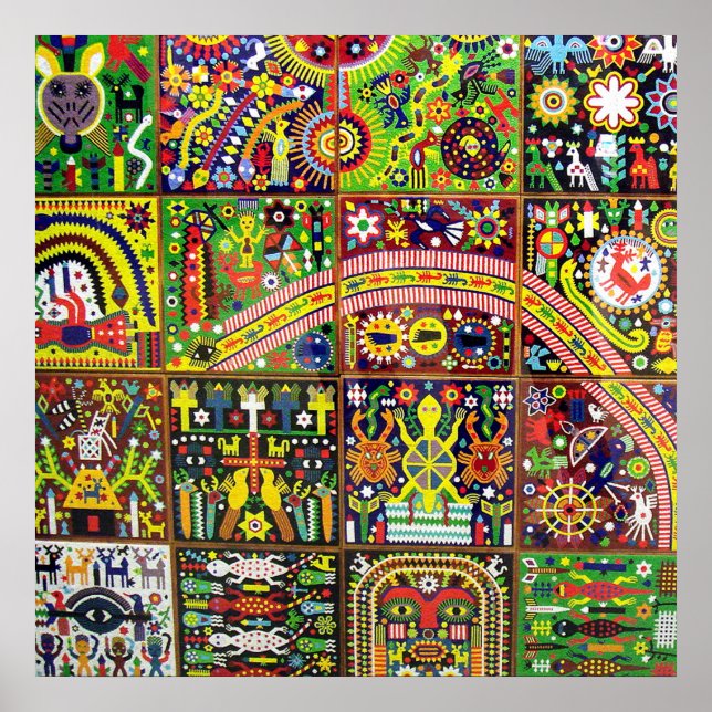 Póster Oaxaca México México Maia Mexicano Viagem (Frente)