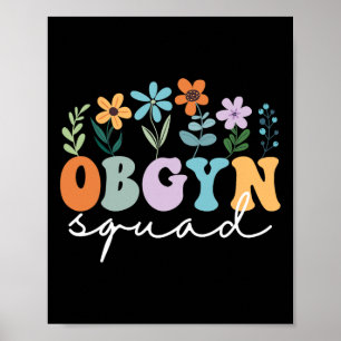 Poster Ob-gyn Obstetrícia Gynecologista Ob-gyn Nurs