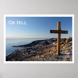 Póster Ob Hill Summit Cross, Estação McMurdo, Antártic