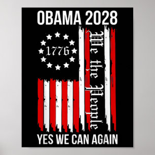 Poster Obama 2028 Sim Podemos Voltar A Bandeira Obama 48 