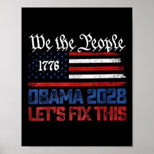 Poster Obama 2028 Vamos Corrigi-Lo.
