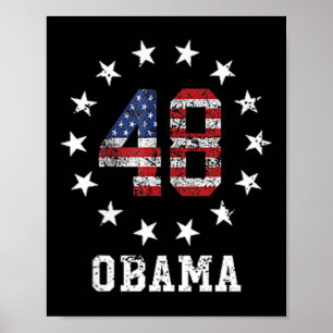 Poster Obama 2028 Vota Obama Para A Eleição Do Presidente