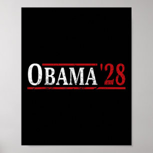 Poster Obama 2028 Vote Obama Para Presidente 2028 Vintage
