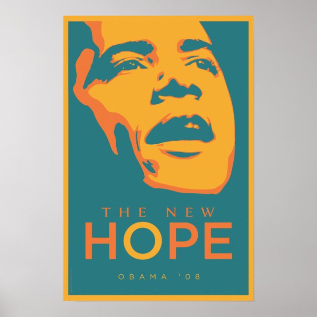 Póster OBAMA: A Nova Esperança_Teal (Frente)