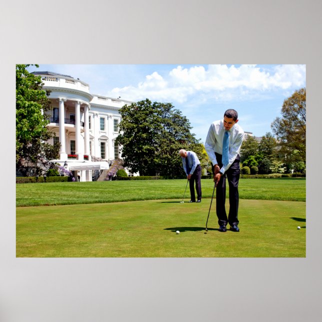 Poster Obama & Biden fazendo o que eles fazem melhor (Frente)