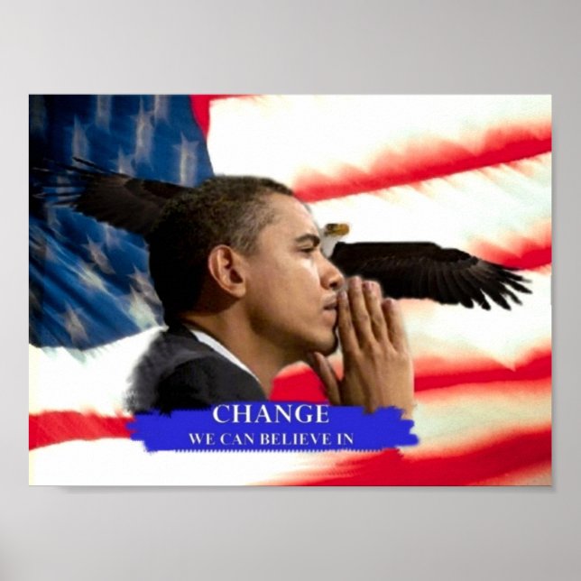 Poster Obama Change (Frente)