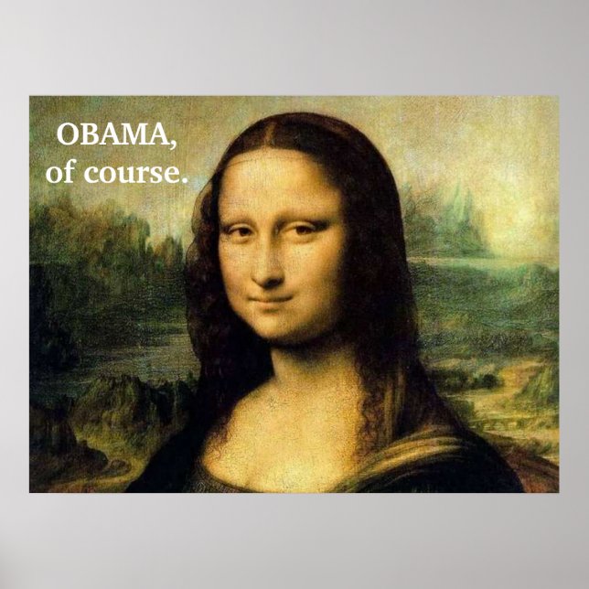 Póster OBAMA, claro. (Frente)