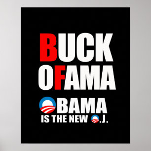 PÓSTER OBAMA É O O.J NOVO
