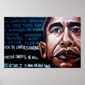 Poster Obama Grafite